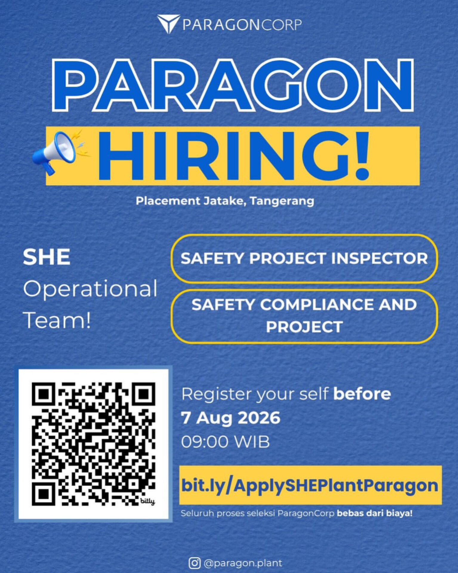 Lowongan kerja she paragon corp